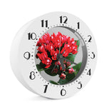 Bouvardia Flower Print Alarm Clock