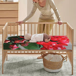 Bouvardia Flower Print Baby Crib Sheet