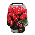 Bouvardia Flower Print Baby Seat Cover