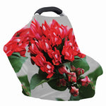 Bouvardia Flower Print Baby Seat Cover