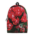 Bouvardia Flower Print School Backpack