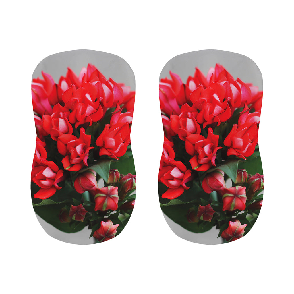 Bouvardia Flower Print Bar Stool Covers