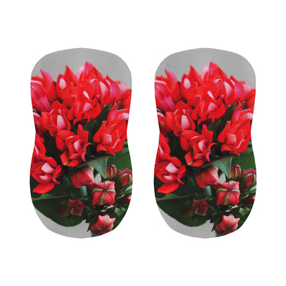Bouvardia Flower Print Bar Stool Covers