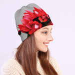 Bouvardia Flower Print Beanie