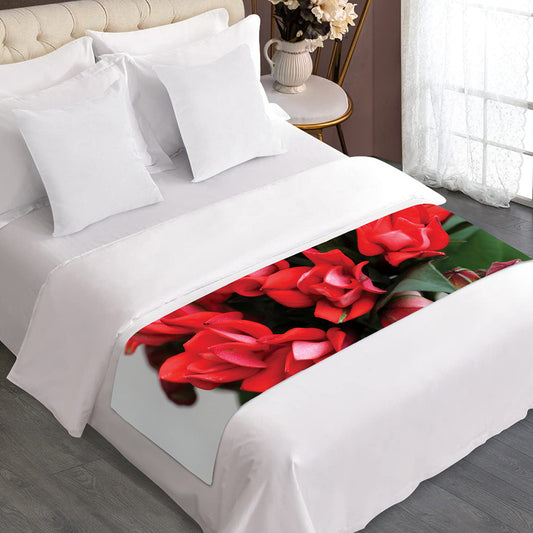 Bouvardia Flower Print Bed Runner