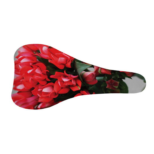 Bouvardia Flower Print Bicycle Seat Cover