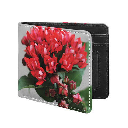 Bouvardia Flower Print Bifold Wallet