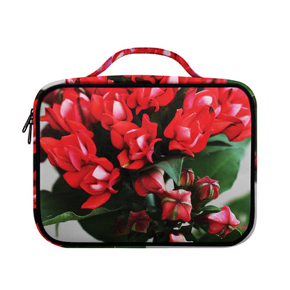 Bouvardia Flower Print Briefcase Bible Bag