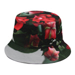 Bouvardia Flower Print Bucket Hat