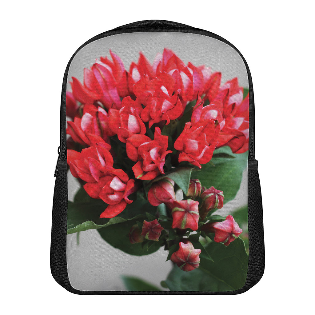 Bouvardia Flower Print Casual Backpack