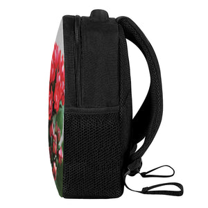 Bouvardia Flower Print Casual Backpack