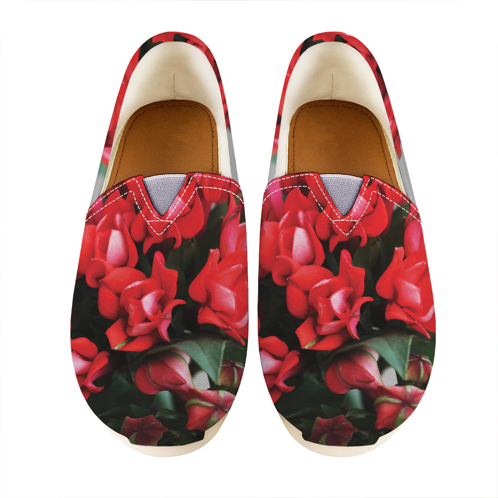 Bouvardia Flower Print Casual Shoes