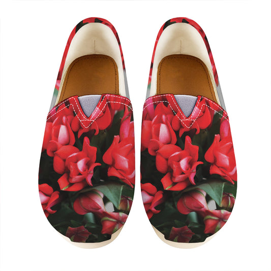 Bouvardia Flower Print Casual Shoes