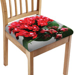 Bouvardia Flower Print Chair Cushion Cover