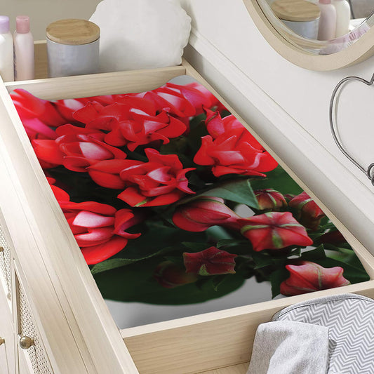 Bouvardia Flower Print Changing Pad Cover