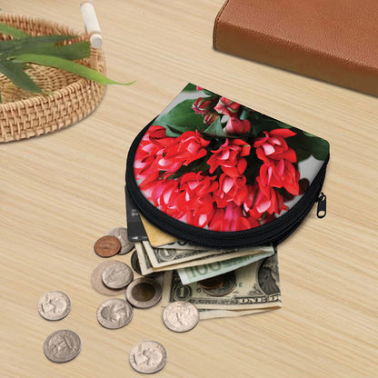Bouvardia Flower Print Coin Purse