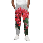 Bouvardia Flower Print Cotton Pants