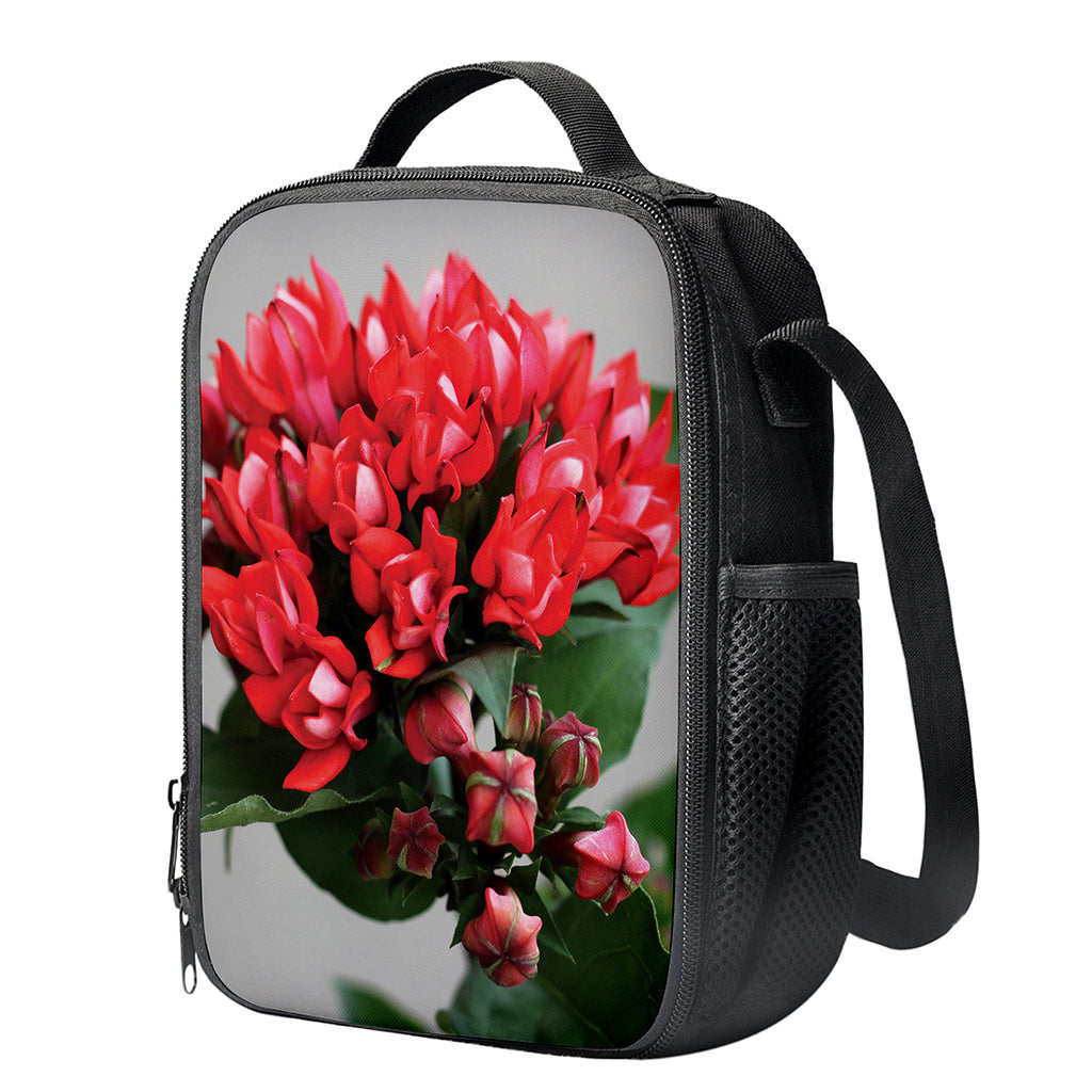 Bouvardia Flower Print Crossbody Lunch Bag