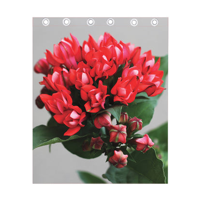 Bouvardia Flower Print Curtain