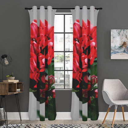Bouvardia Flower Print Curtain