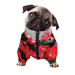 Bouvardia Flower Print Dog Zip Up Jacket