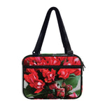 Bouvardia Flower Print Double Strap Bible Bag