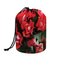 Bouvardia Flower Print Drawstring Makeup Bag