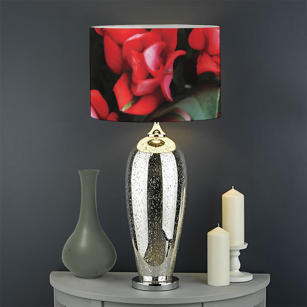 Bouvardia Flower Print Drum Lamp Shade