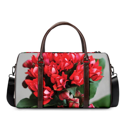 Bouvardia Flower Print Duffle Bag