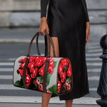 Bouvardia Flower Print Duffle Bag
