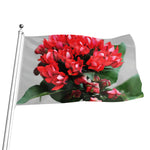 Bouvardia Flower Print Flag