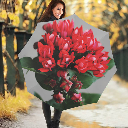 Bouvardia Flower Print Foldable Umbrella