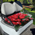 Bouvardia Flower Print Golf Cart Seat Cover