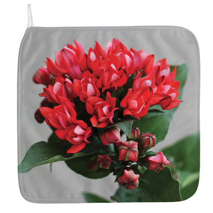 Bouvardia Flower Print Hand Towel
