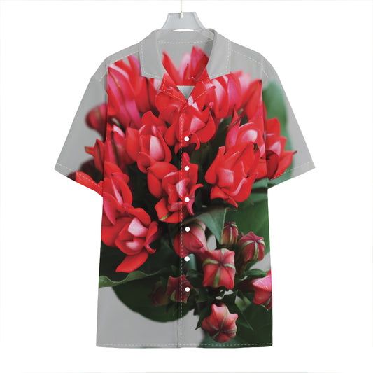 Bouvardia Flower Print Hawaiian Shirt