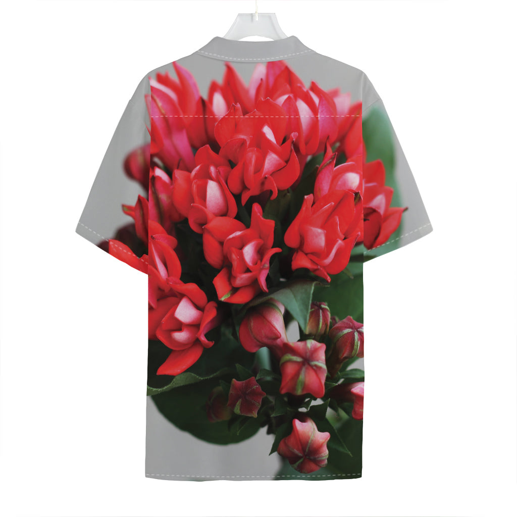 Bouvardia Flower Print Hawaiian Shirt
