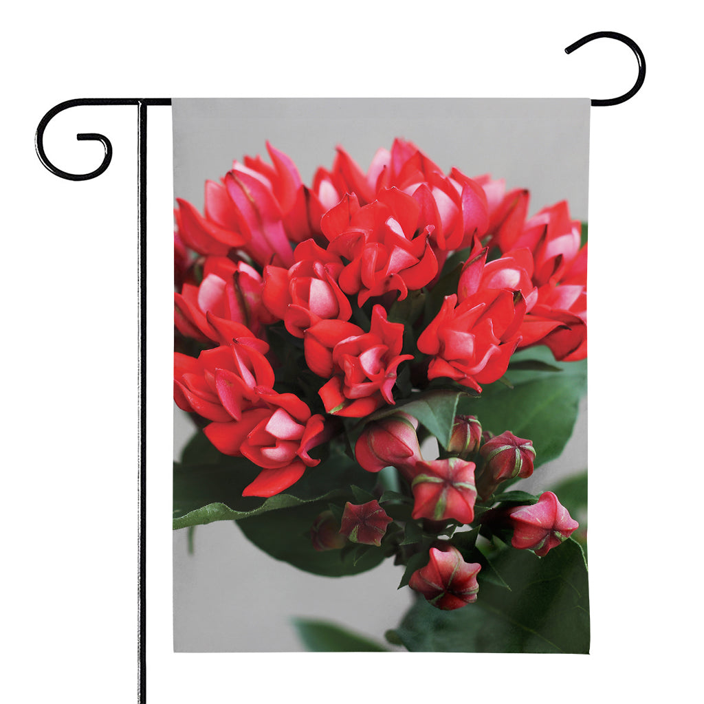 Bouvardia Flower Print House Flag