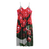 Bouvardia Flower Print Jersey Midi Cami Dress