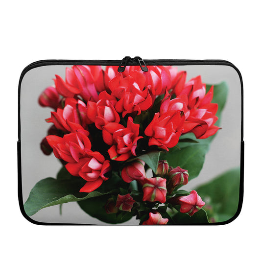 Bouvardia Flower Print Laptop Sleeve