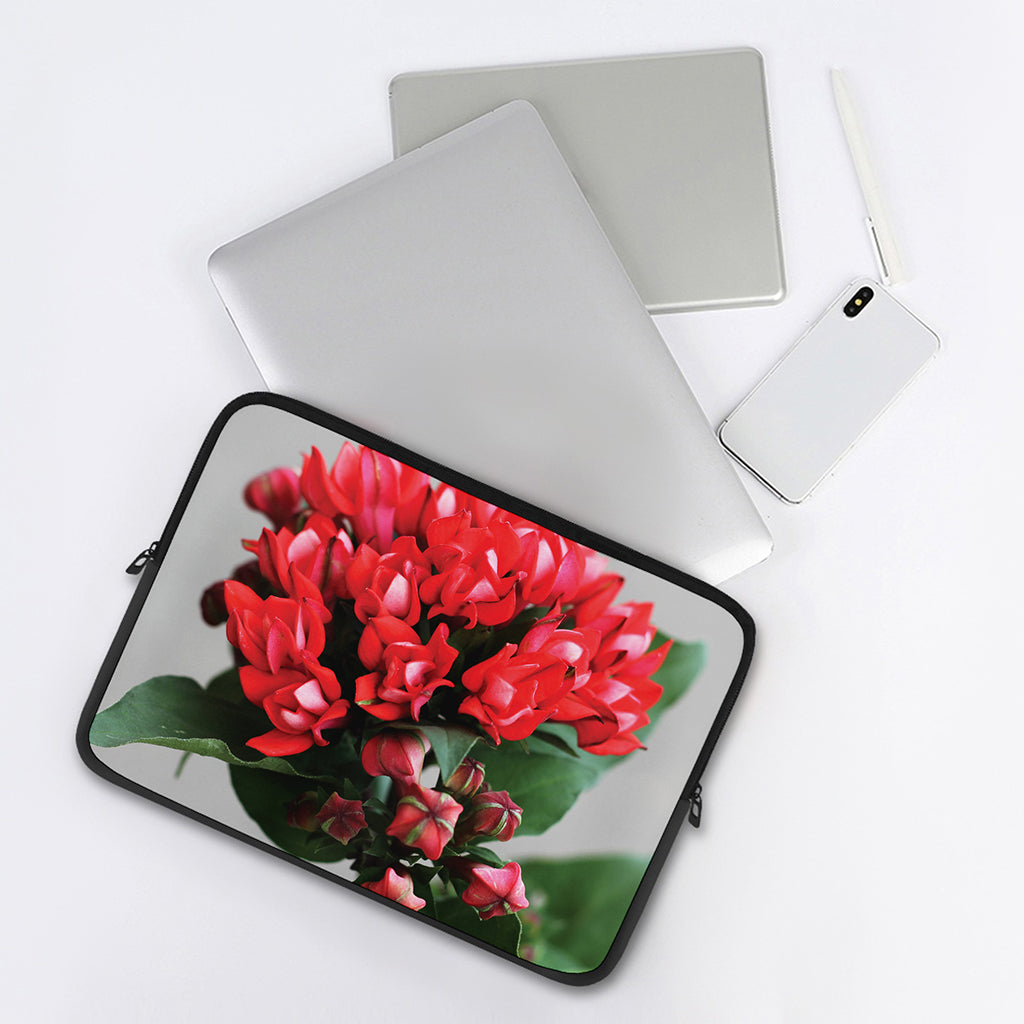 Bouvardia Flower Print Laptop Sleeve
