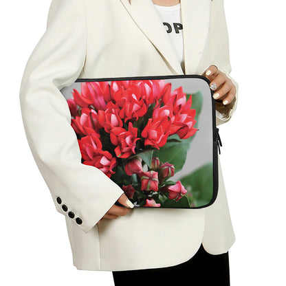 Bouvardia Flower Print Laptop Sleeve