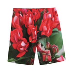 Bouvardia Flower Print Men's Sports Shorts