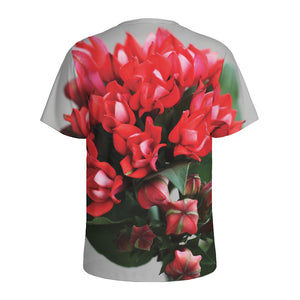 Bouvardia Flower Print Men's Sports T-Shirt