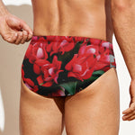 Bouvardia Flower Print Men's Swim Briefs