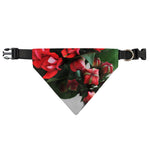 Bouvardia Flower Print Over The Collar Dog Bandana