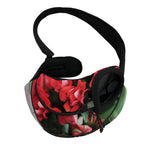 Bouvardia Flower Print Pet Sling Carrier