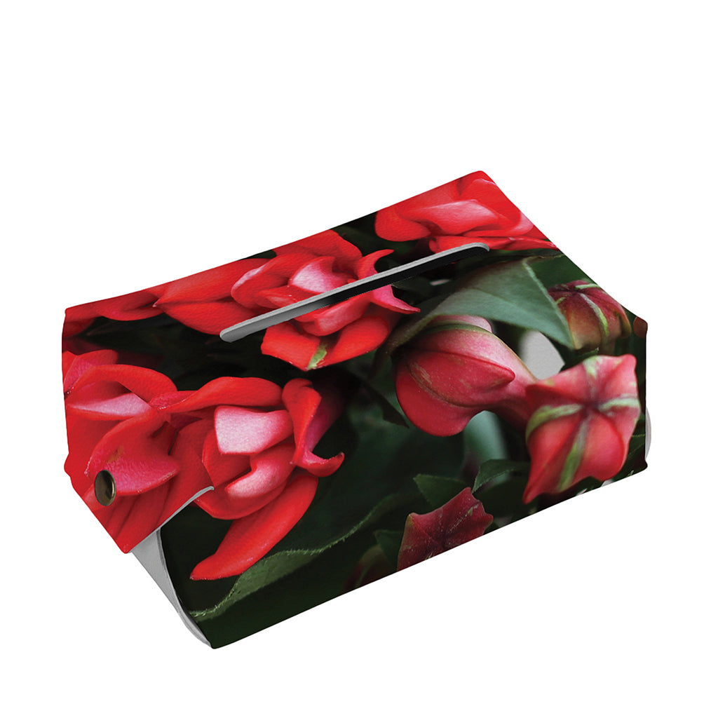 Bouvardia Flower Print Rectangle Tissue Box Cover