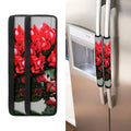 Bouvardia Flower Print Refrigerator Handle Covers