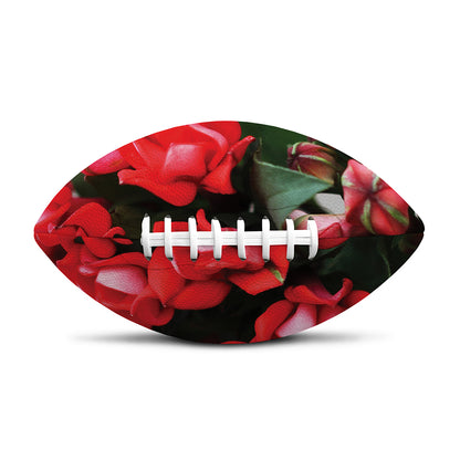 Bouvardia Flower Print Rugby Ball