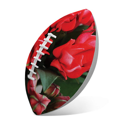 Bouvardia Flower Print Rugby Ball